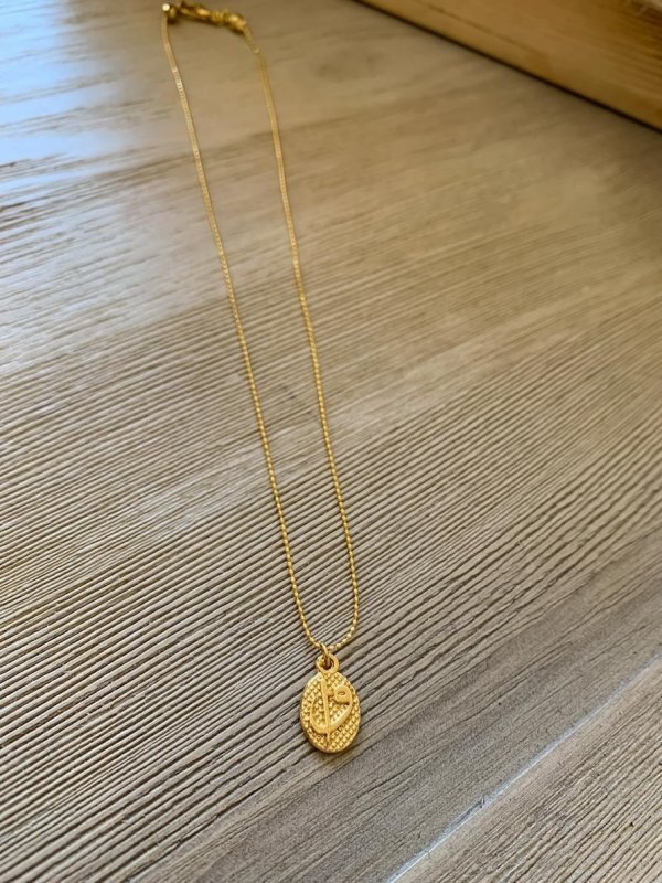 Vav Elif Kolye Gold (40 cm)