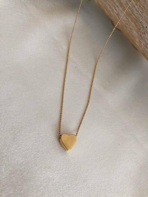 Gold Kalp Kolye (45 cm)