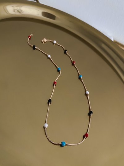 Özel Seri Renkli Mineli Topçuklu İtalyan