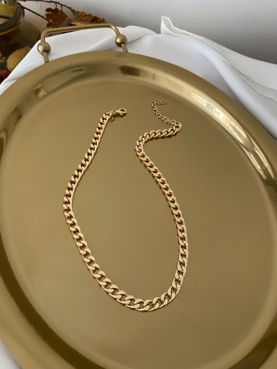 Gold Klasik Zincir Kolye (50 Cm)