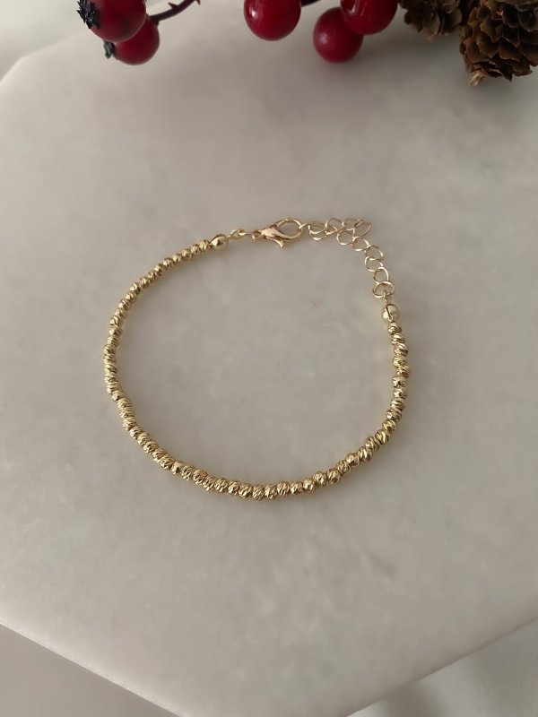 Mini Dorika Topçuk Sıra Bileklik (21cm)