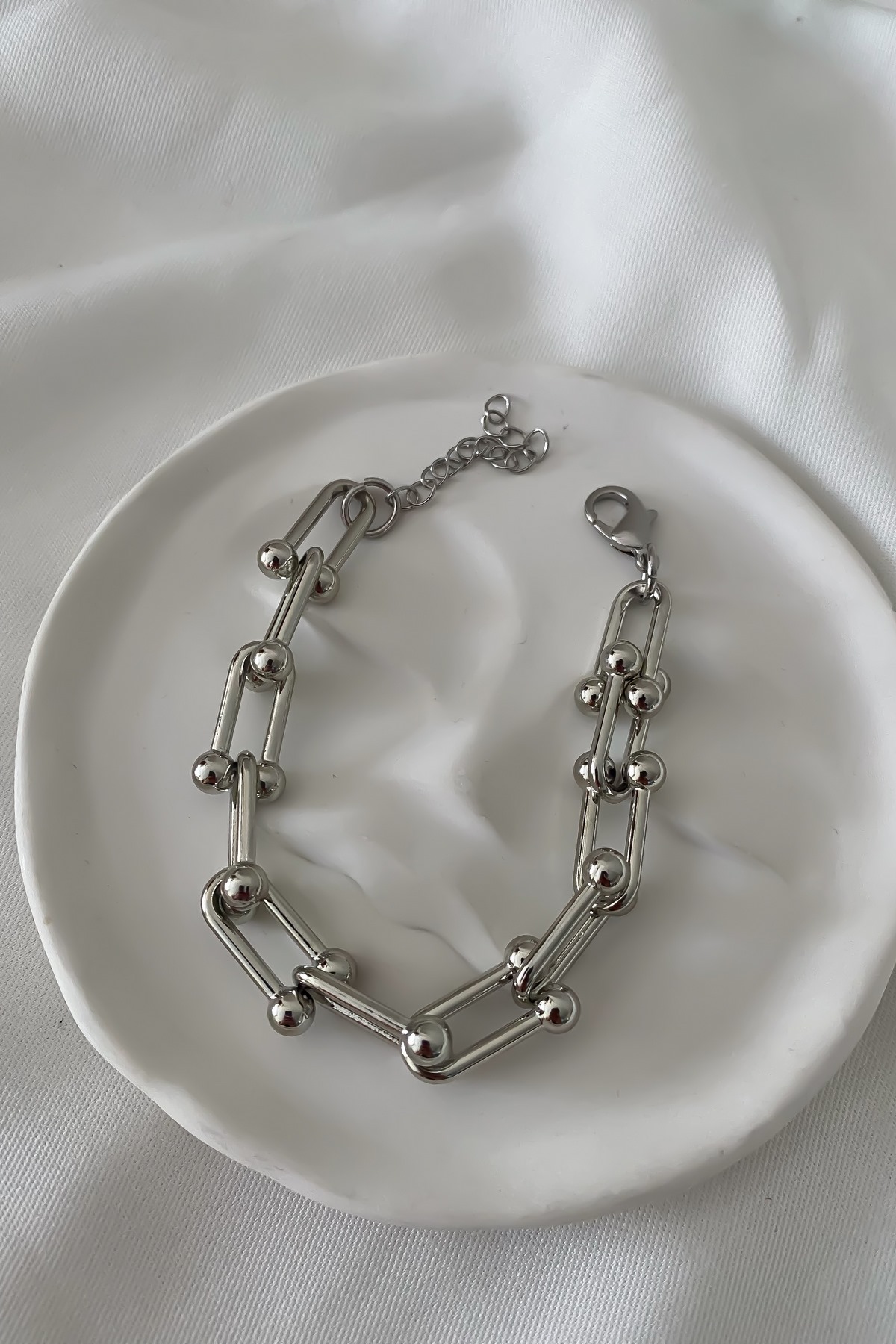 Gümüş Marka Model Zincir Bileklik (22cm)