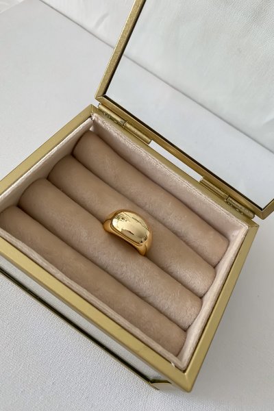 Gold Bombeli Geniş Plaka Ayarlanabilir Y