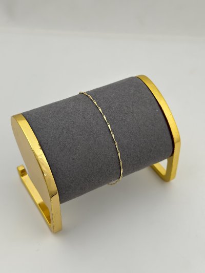 Özel Seri Asimetrik Gold Plaka Zincir Bi