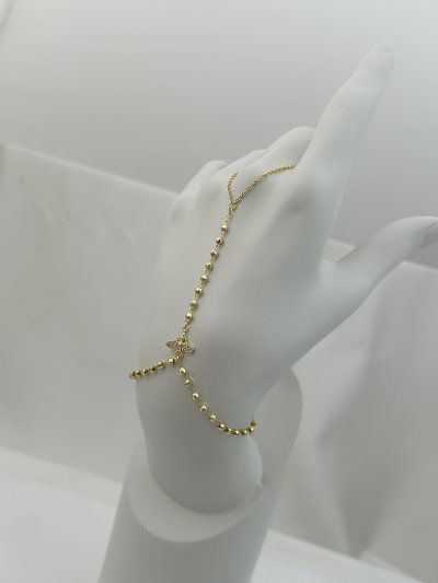 Özel Seri Gold Lazer Kesim Topçuk Zincir Arı Figür Şahmeran
