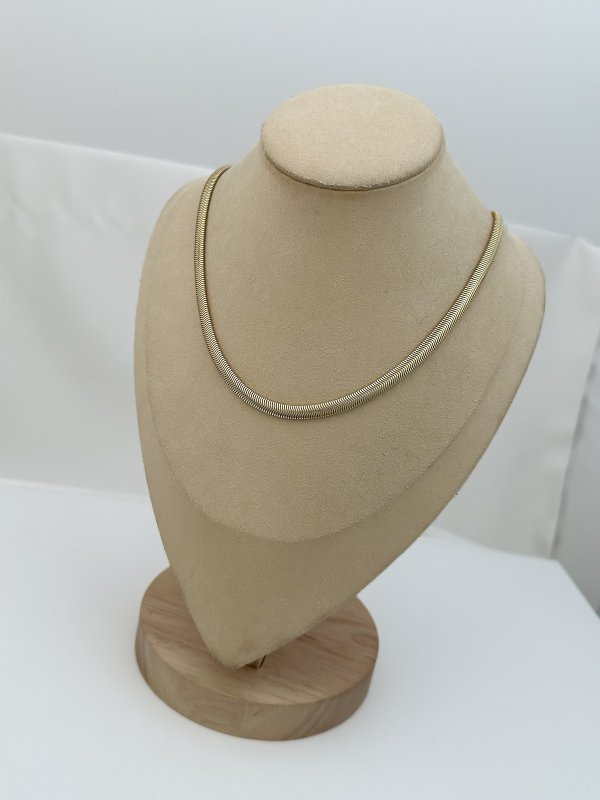 Özel Seri Gold Kalın İtalyan Zincir Kolye (46cm)