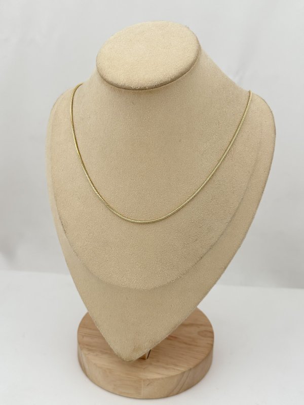 Özel Seri Boru İtalyan Zincir Kolye ( 60 Cm )