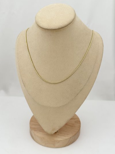 Özel Seri Boru İtalyan Zincir Kolye ( 55 Cm )