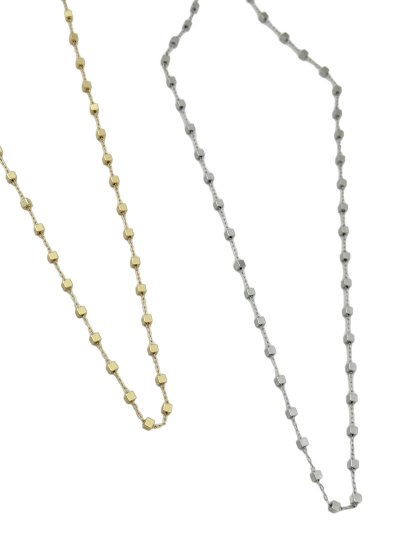 Özel Seri Küp Detay Zincir Kolye ( 93 Cm )