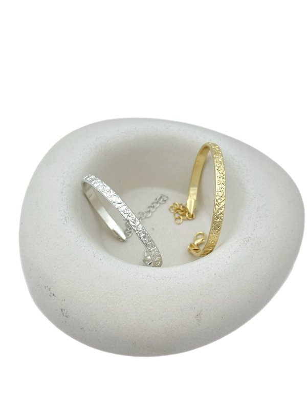 Tırtık Desenli Kelepçe Bileklik