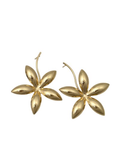 Plaka Çiçek Model Marka Küpe