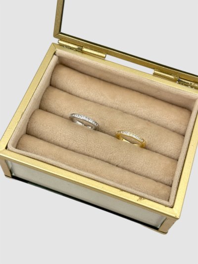 Özel Seri Kare Zirkon Taşlı Serçe Parmak Ayarlanabilir Yüzük