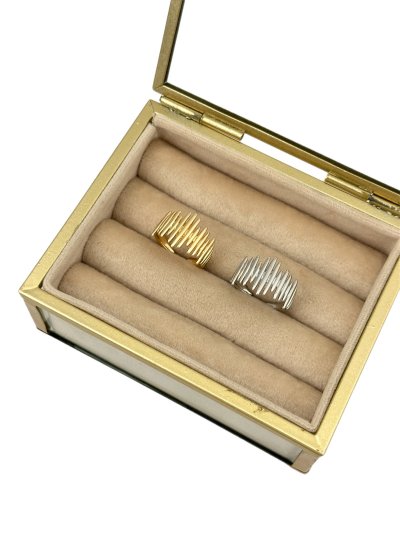 Özel Seri Tırtık Detaylı Ayarlabanilir Yüzük