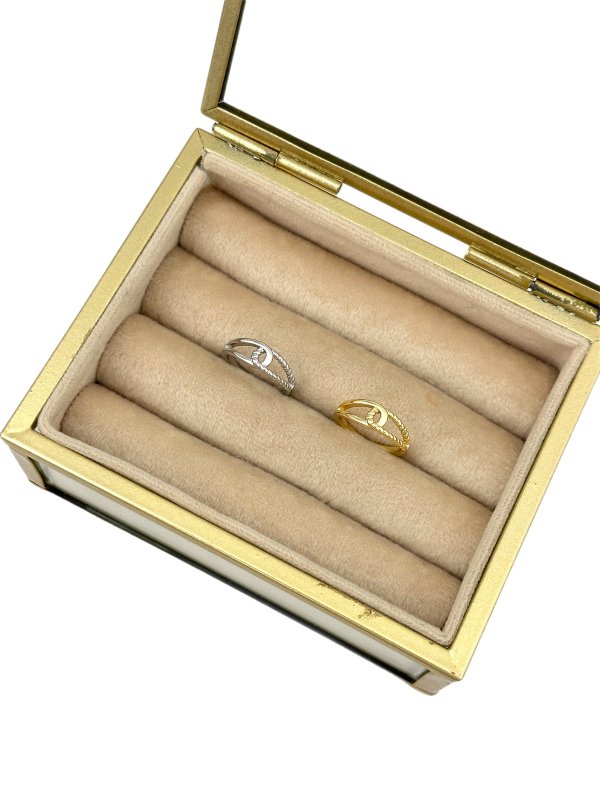 Özel Seri Tırtıklı ve Plaka Model Ayarlanabilir Yüzük