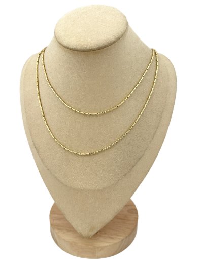 Özel Seri Küp Yılan Zincir Kolye ( 96 Cm )