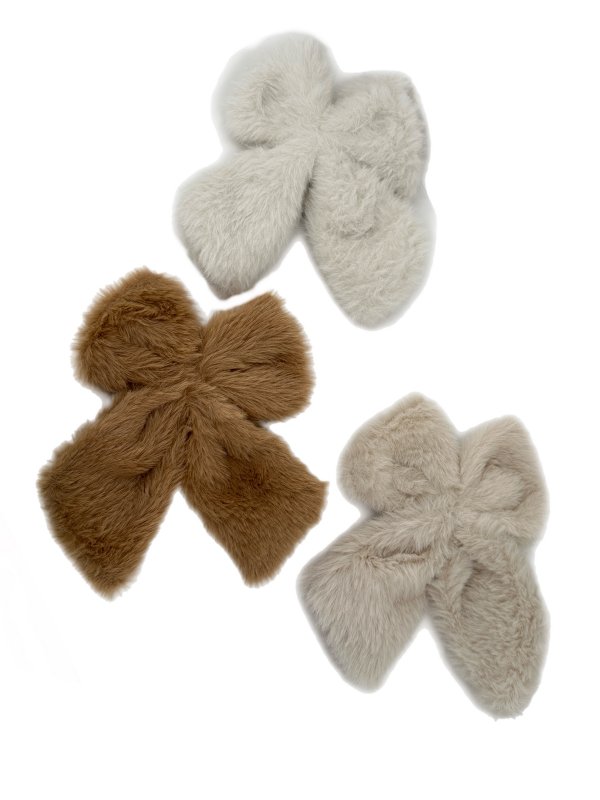 Peluş Fiyonk Klipsli Toka