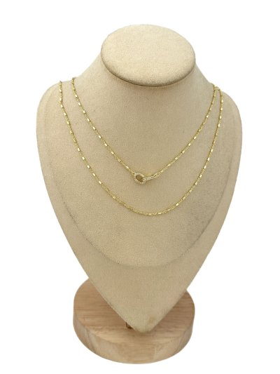 Özel Seri Zirkon Taşlı İç İçe Geçmeli Fi