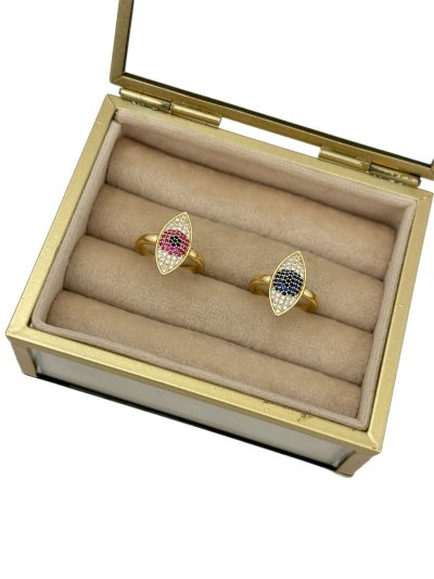 Özel Seri Renkli Taşlı Göz Figür Ayarlan