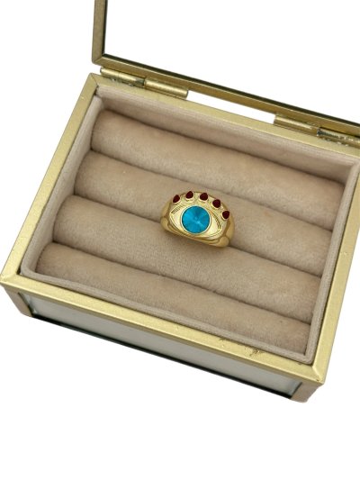 Özel Seri Renkli Taş Detay Göz Figür Gen