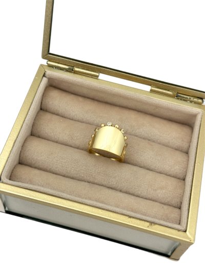 Özel Seri Nokta Taş Çevrili Geniş Plaka 