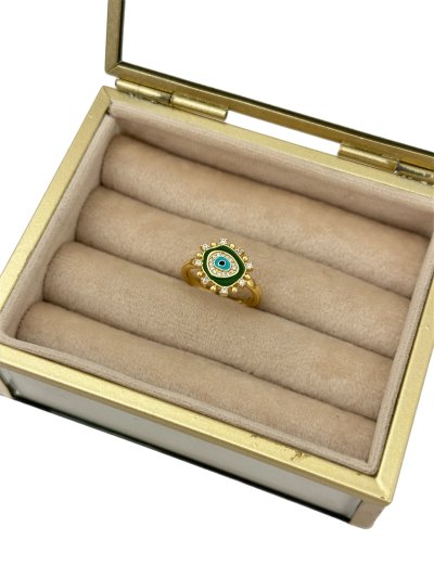 Özel Seri Yeşil Mineli Asimetrik Plaka Ü