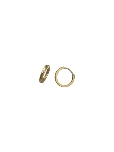 Özel Seri Gold Plaka Halka Küpe (İç Çap:1.6 Cm)