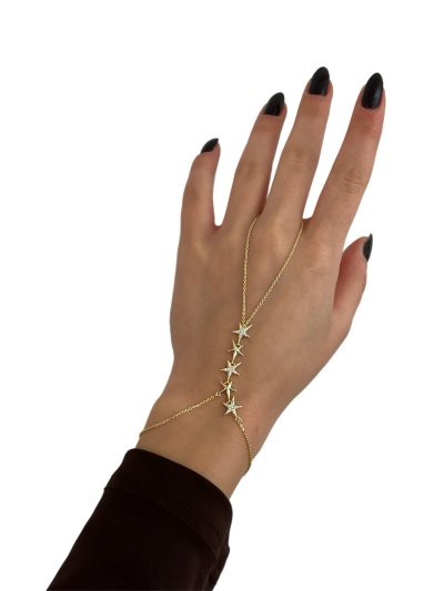 Özel Seri Gold Zirkon Taşlı ve Plaka Yıldız Figür Şahmeran