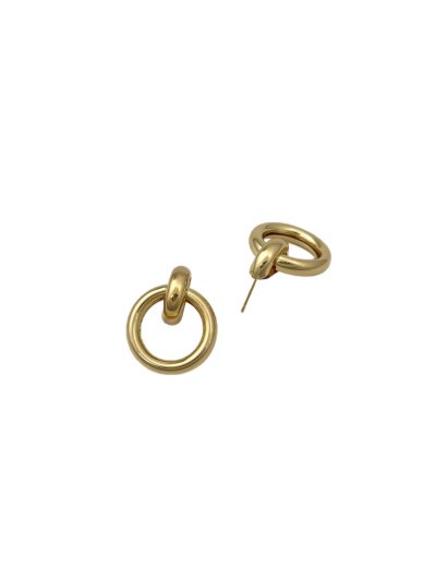 Özel Seri Boru Daire Halka Model Vintage Küpe