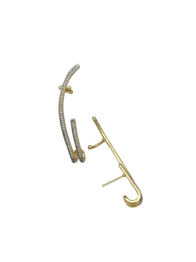 Özel Seri Zirkon Taşlı Tasarım Küpe