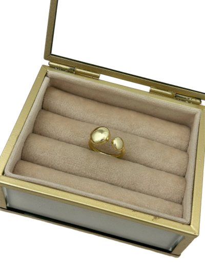 Özel Seri Büyüklü Küçüklü Daire Plaka Detay Önden Ayarlanabilir Yüzük