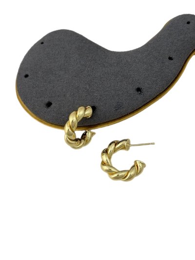 Özel Seri C Model Burgu Plaka Halka Küpe