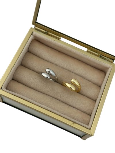 Özel Seri Bombeli Kıvrımlı Plaka Önden Ayarlanabilir Yüzük