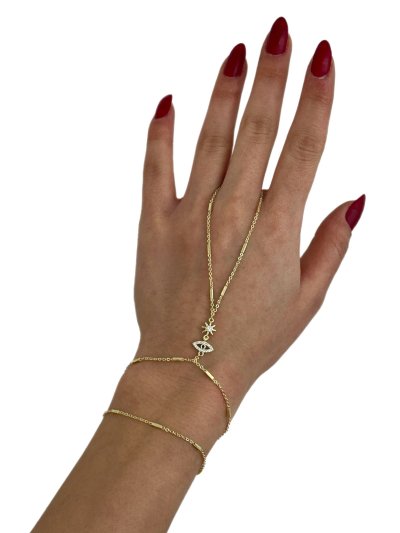 Özel Seri Gold Göz ve Güneş Figür Dolamalı Şahmeran